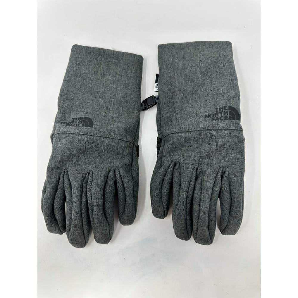 The North Face Touchscreen Gloves Heather Grey Black Mens Small